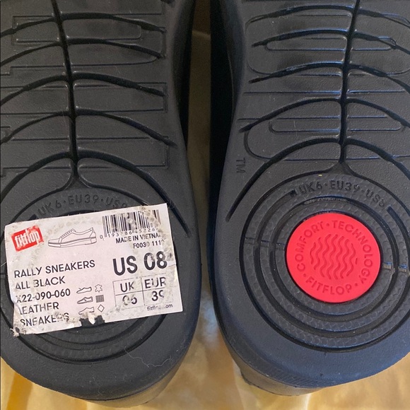 Fitflop Black Flats Minimalist Comfort rally sneaker - Picture 12 of 16